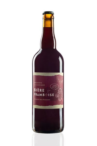 Bière Framboise : Bouteille 33cl - 75cl / Fût 20L - 30L