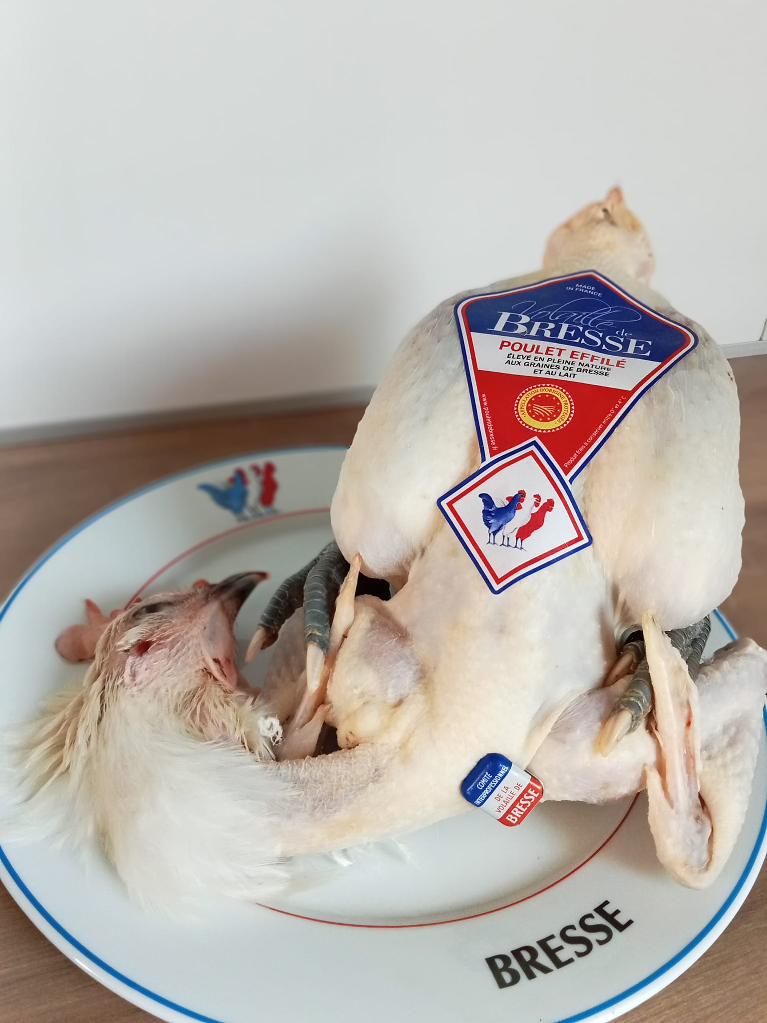 Poulet de Bresse effilé