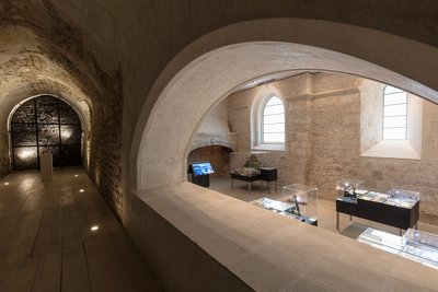 Musée de l'Abbaye - Gand cloître et la chapelle Notre Dame des morts