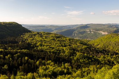 Vue de la Roche de la Joux