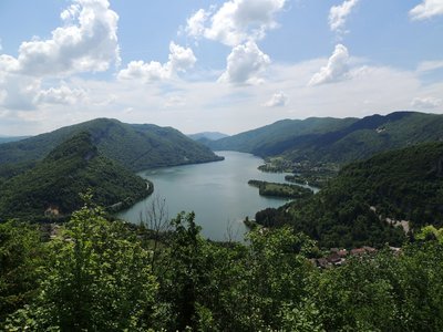 Vue sur le lac de Coiselet