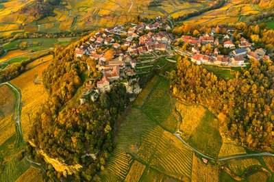 Village de Château-Chalon en Automne