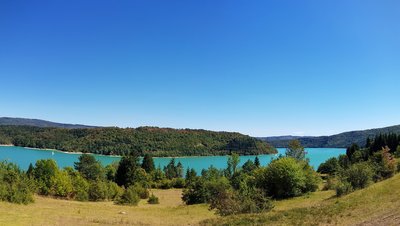 vue panoramique du Lac de Vouglans - Bellecin