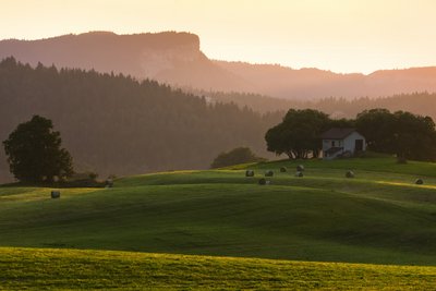 Paysage de la Station des Rousses