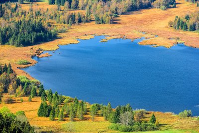 Lac de Bellefontaine vue drone