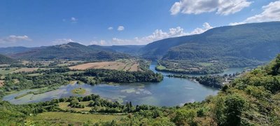 Vue depuis la chapelle de St Maurice d'Echazeaux