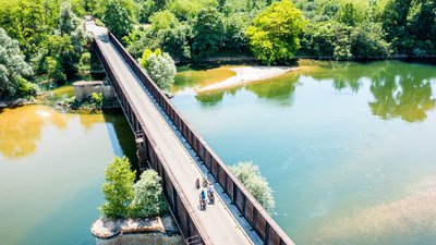 Pont de Molay sur la Voie de la Bresse Jurassienne