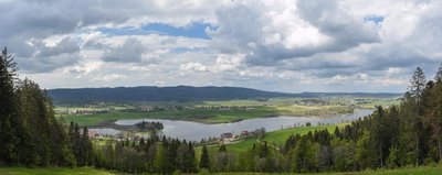 Panorama lac de l'Abbaye