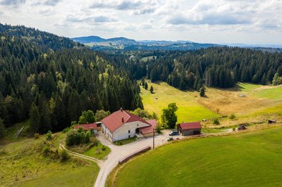Gite de la Pourvoirie - vue drone