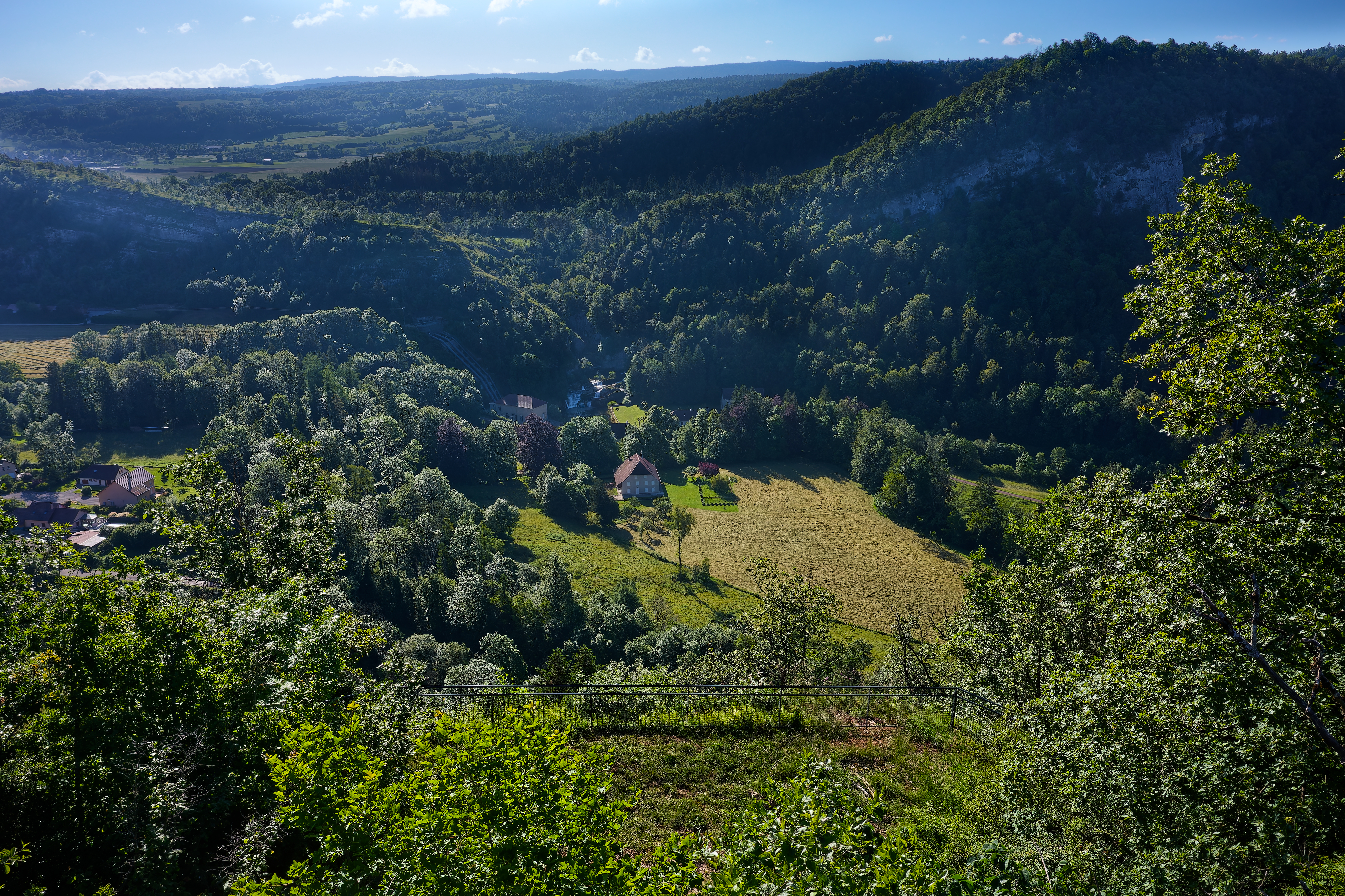 Vue depuis le belvédère du Vanteur