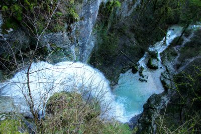 Haut de la cascade de la Quinquenouille