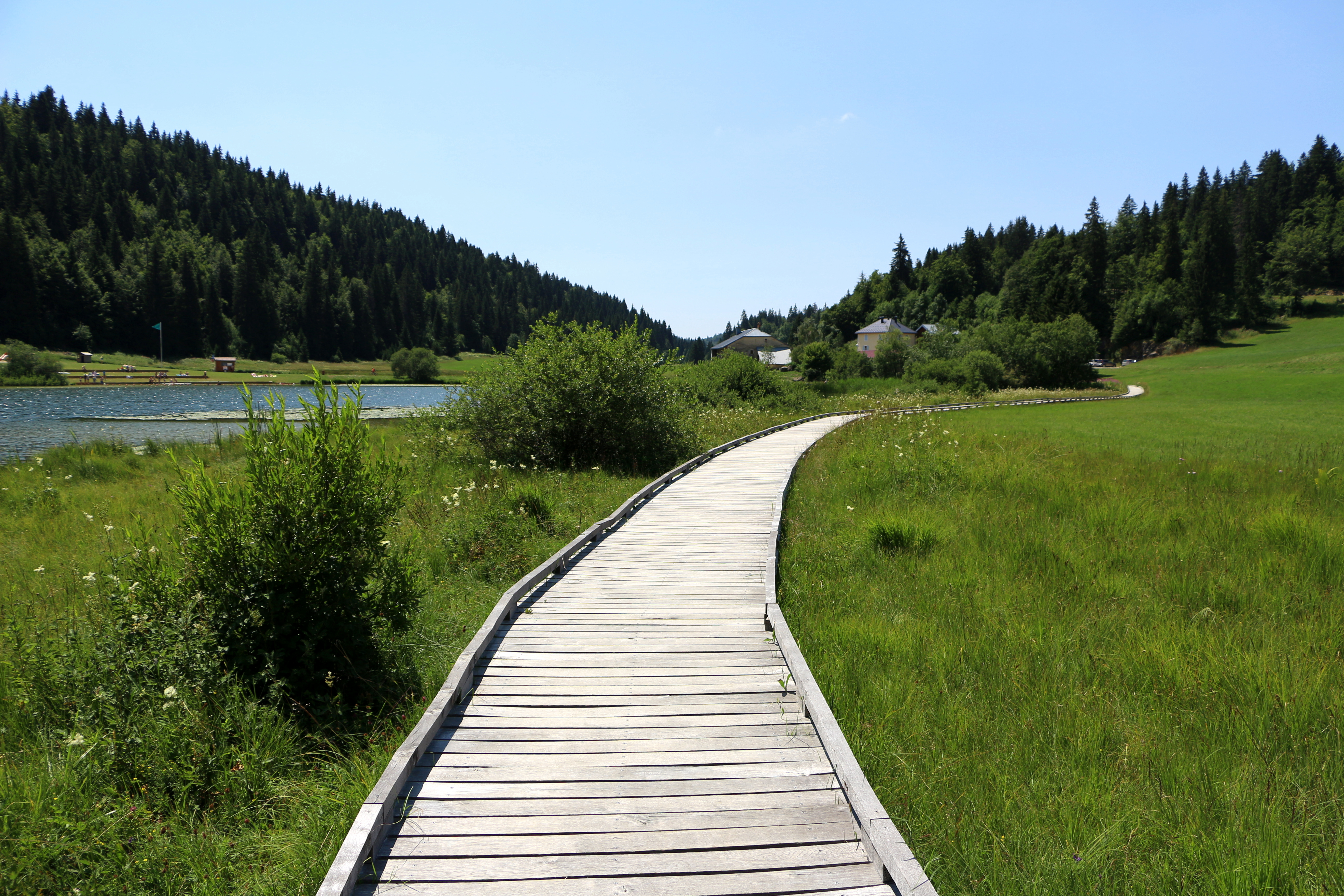 Sentier du lac de Lamoura